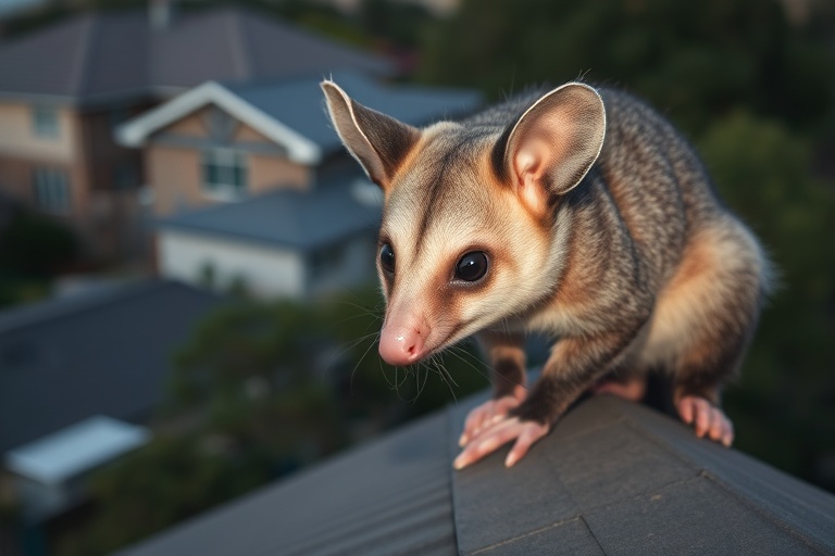 Possum in Randwick residential area